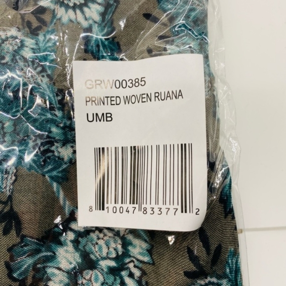 💙💚Quagga GreenLabel Woven Ruana - Exclusive Print! - Picture 3 of 13